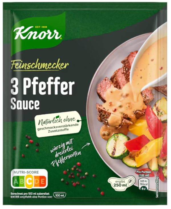 KNORR F.S. 3 PEPPER SAUCE  23 PCS.