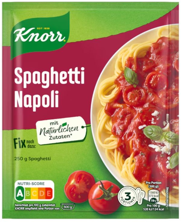 KNORR FIX SPAGHETTI NAPOLI 22 STK.