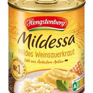 HENGSTENBERG MILDESSA WEINSAUERKRAUT  12 / 850 ML.  CAN