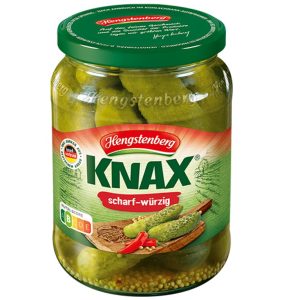 HENGSTENBERG KNAX SCHARF WUERZIG 12 / 720 ML.