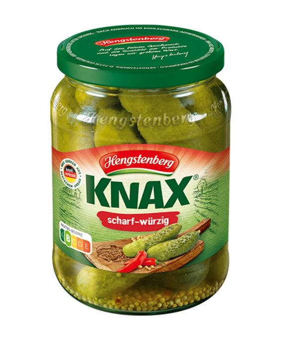 HENGSTENBERG KNAX SCHARF WUERZIG 12 / 720 ML.