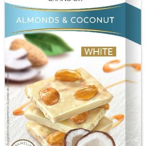 HEIDI GRAND'OR WHITE ALMONDS & COCONUT  9 / 100 G.