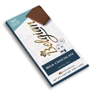 BELGIAN BAR NSA  MILK CHOCOLATE  20 / 100 G.
