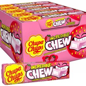CHUPA CHUPS INCREDIBLE CHEW ERDBEERE  20 / 45g