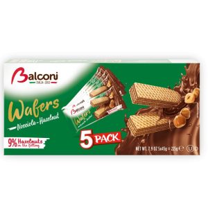 BALCONI WAFERS LEMON 5 PACK  20 / 225 G.