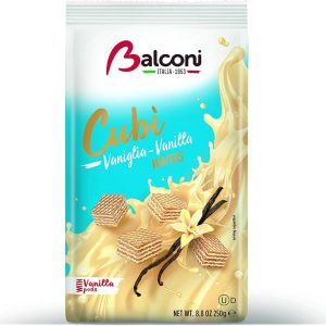 BALCONI CUBI WAFERS VANILLA  BAG  10 / 250 G.