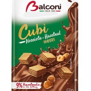 BALCONI CUBI WAFERS HAZELNUT  BAG  10 / 250 G.