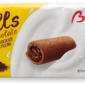 BALCONI MINI ROLLS COCOA FILLING 6 PCS  20 / 180 G.