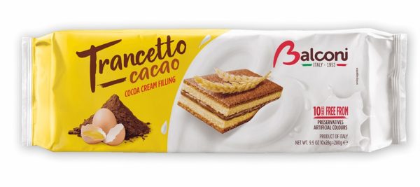 BALCONI TRANCETTO COCOA FILLING 10 PCS  15 / 280 G.