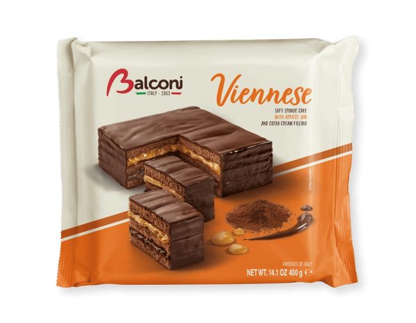 BALCONI TORTA VIENNA  SOFT SPONGE CAKE 6 / 400 G.