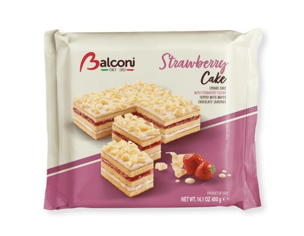 BALCONI TORTA STRAWBERRY CAKE 6 / 400 G.