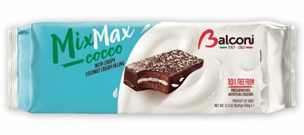 BALCONI MIX MAX COCONUT FILLING 10 PCS  15 / 350 G.