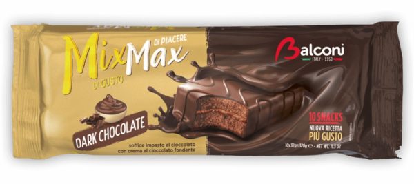 BALCONI MIX MAX FONDENTE DARK CHOCOLATE FILLING 10 PCS  15 / 320 G.