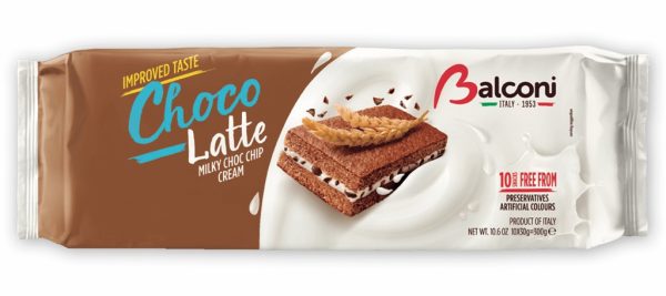 BALCONI CHOCO LATTE 10 PCS  15 / 300 G.