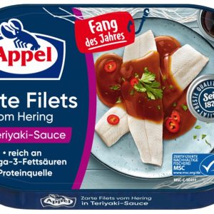 APPEL HERINGSFILET TERIYAKI-SAUCE 10 / 190 G.