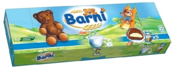 BARNI BISCUITS WITH MILK FILLING  24 / 150 G.