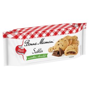 BONNE MAMAN SABLES CHOCO NOISETTE 8 / 150g