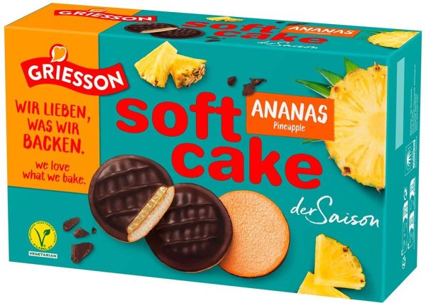 GRIESSON SOFT CAKE ANANAS / PINEAPPLE 12 / 300g