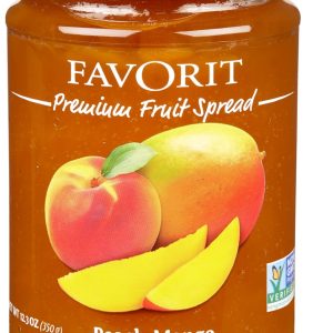 FAVORIT PREMIUM PRESERVES PEACH MANGO  6 / 12.3 oz.