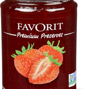 FAVORIT PREMIUM PRESERVES STRAWBERRY  6 / 12.3 oz.