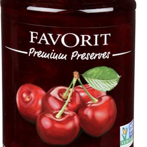FAVORIT PREMIUM PRESERVES RED CHERRY  6 / 12.3 oz.