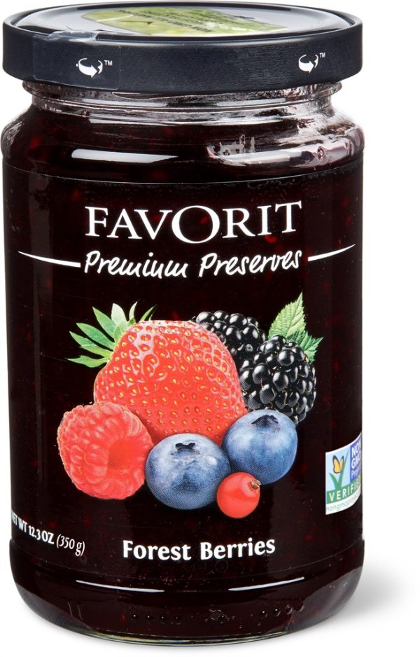 FAVORIT PREMIUM PRESERVES FOREST BERRY  6 / 12.3 oz.