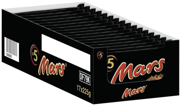 5 X MARS MULTIPACK 45g. 17 / 225 G.