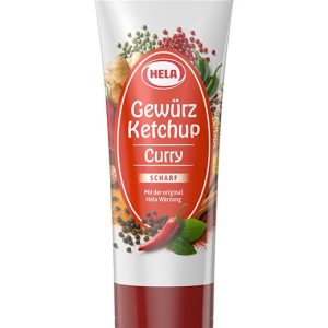 HELA CURRY GEWURZ KETCHUP SCHARF 7 / 150 ML. TUBE