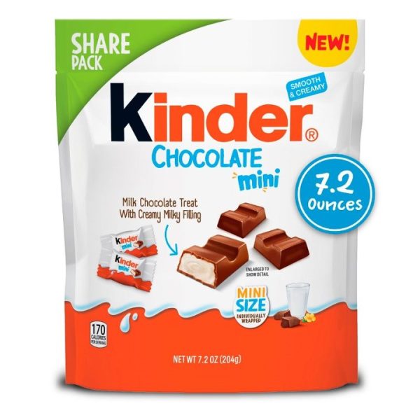KINDER CHOCOLATE MINI SHARE PACK  8 / 204 G.(T34)