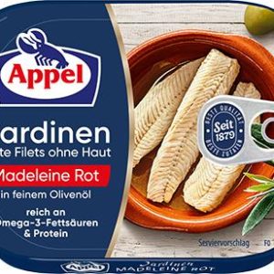 APPEL SARDINENFILETS MADELEINE ROT 10 / 105 G.