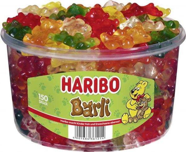 HARIBO BAERLI 150 PCS TUB 6 / 1200 G.