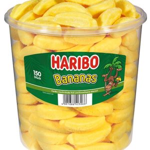 HARIBO BANANAS 150 PCS TUB 6 / 1050 G.