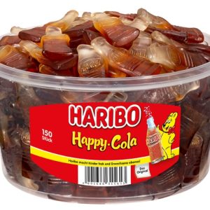 HARIBO HAPPY-COLA 150 PCS TUB 6 / 1200 G.