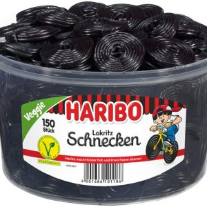 HARIBO LAKRITZ SCHNECKEN 150 PCS TUB 6 / 1500 G.