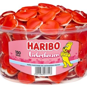 HARIBO LIEBESHERZEN 150 PCS TUB 6 / 1200 G.