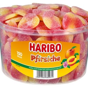 HARIBO PFIRSICHE 150 PCS TUB 6 / 1350 G.