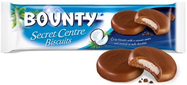 BOUNTY SECRET CENTRE BISCUITS  12 / 132 G.