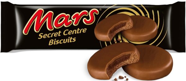 MARS SECRET CENTRE BISCUITS  12 / 132 G.