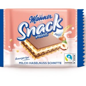 MANNER SNACK MINIS MILCH-HASELNUSS  28 / 25 G.