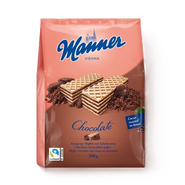 MANNER SCHOKOCREME WAFERS  12 / 200 G.
