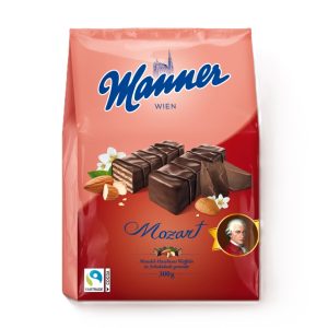 MANNER MOZART ALMOND HAZELNUT WAFERS  10 / 300 G.