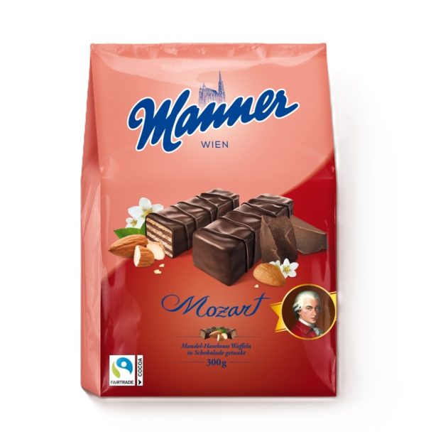 MANNER MOZART ALMOND HAZELNUT WAFERS  10 / 300 G.