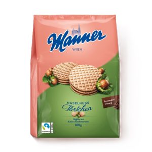 MANNER TARTLETS HAZELNUT  8 / 400 G.
