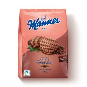 MANNER TARTLETS CHOCO BROWNIE 8 / 400 G.