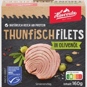 HAWESTA THUNFISCH FILETS IN OLIVENOEL 8 / 160 G.