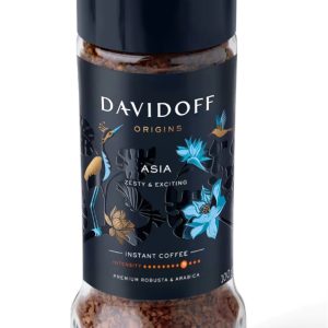 DAVIDOFF ORIGINS ASIA  INSTANT COFFEE  6 / 100 G. - GLASS