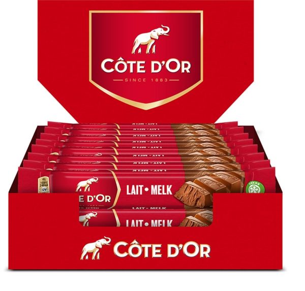 COTE D'OR MILK CHOCOLATE BAR  32 / 47 G.