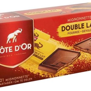 COTE D'OR MIGNONNETTE DOUBLE LAIT CHOCOLATE BARS  12 / 210 G.
