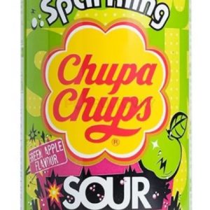CHUPA CHUPS SOUR GREEN APPLE 24 / 0.345 L.  - CAN