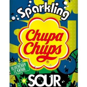 CHUPA CHUPS SOUR BLUEBERRY 24 / 0.345 L.  - CAN